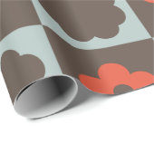 Groovy Girly Psychedelic Checkerboard, Y2K Wrappin Cadeaupapier (Rol Hoek)