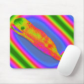 groovy glimlachende walvismousepad muismat (Met muis)