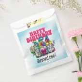 Groovy Gnomes Regenboog Tie Dye Verjaardagsfeestje Bedankzakje (Gezegeld)