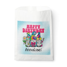 Groovy Gnomes Regenboog Tie Dye Verjaardagsfeestje