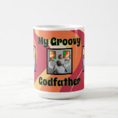 Groovy Godfather Retro Wavy Foto Mok (Center)