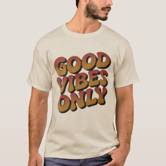 Groovy Goede Vibes Alleen Aesthetisch Grafisch T-s T-shirt