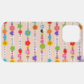 Groovy Goede Vibes Liefde Glimlach Retro Kralen Case-Mate iPhone Case (Achterkant (horizontaal))