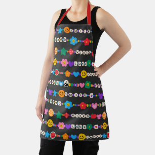 Groovy Goede Vibes Retro Keukencadeau Schort