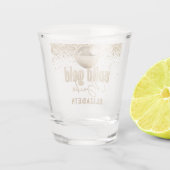 Groovy Gold Disco Solid Gold vrijgezellenfeest Shot Glas (Achterkant)