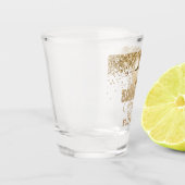 Groovy Gold Disco Solid Gold vrijgezellenfeest Shot Glas (Links)
