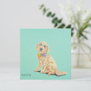 Groovy Goldendoodle Note Cards Bedankkaart