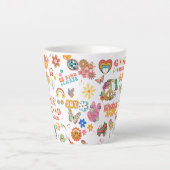 GROOVY GOOD VIBES LATTE MOKKAKOP MOK (Voorkant)