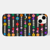 Groovy Good Vibes Liefde Glimlach Retro Kralen Case-Mate iPhone Case (Achterkant (horizontaal))
