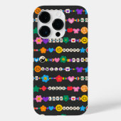 Groovy Good Vibes Liefde Glimlach Retro Kralen Case-Mate iPhone Case (Achterkant)