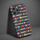 Groovy Good Vibes Love Smile Retro Beads Case-Mate iPhone Case