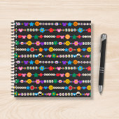 Groovy Good Vibes Love Smile Retro Beads Notitieboek