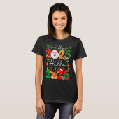 Groovy Goodbye 2025 Hello 2026 Happy New Years Eve T-shirt (Voorkant volledig)