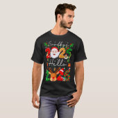 Groovy Goodbye 2025 Hello 2026 Happy New Years Eve T-shirt (Voorkant volledig)