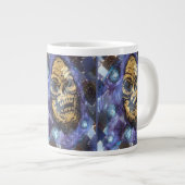 groovy gouden schedel grote koffiekop (Voorkant rechts)
