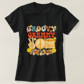 Groovy Grammy Retro Matching Family Baby shower Mo T-shirt (Design voorkant)