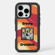 "Groovy Grandad" Retro Wave Kleurrijk Patroon