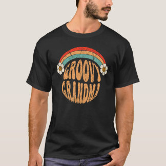 Groovy Grandma 70s Aesthetische Nostalgia 1970's R T-shirt