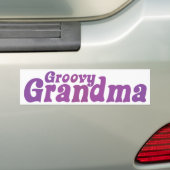 Groovy Grandma Bumpersticker (Op auto)