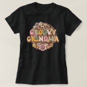 Groovy Grandma  leopard T-Shirt (Design voorkant)