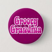Groovy Grandma Ronde Button 5,7 Cm (Voorkant)