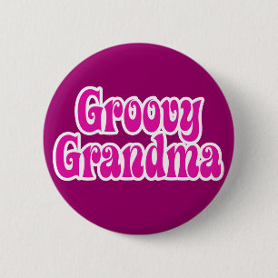 Groovy Grandma Ronde Button 5,7 Cm