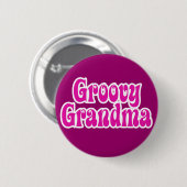 Groovy Grandma Ronde Button 5,7 Cm (Voorkant /achterkant)
