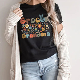 Groovy Grandma Shirt, Funny Grandma Squad T-shirt