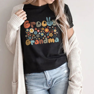 Groovy Grandma Shirt, Funny Grandma Squad T-shirt