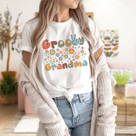Groovy Grandma Shirt, Funny Grandma Squad T-shirt
