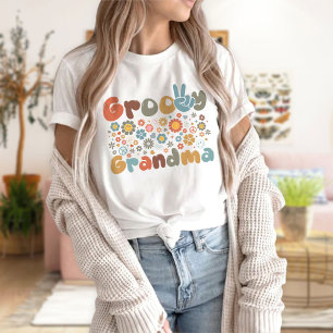 Groovy Grandma Shirt, Funny Grandma Squad T-shirt