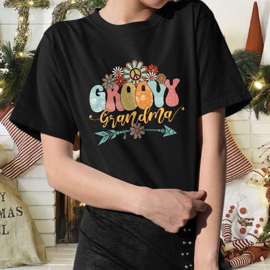 Groovy Grandma Shirt, Funny Grandma, voor vrouwen T-shirt