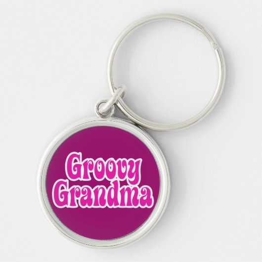 Groovy Grandma Sleutelhanger (Voorkant)