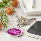 Groovy Grandma Sleutelhanger (Zijkant)