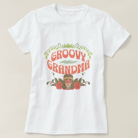 Groovy Grandma T-shirt (Design voorkant)