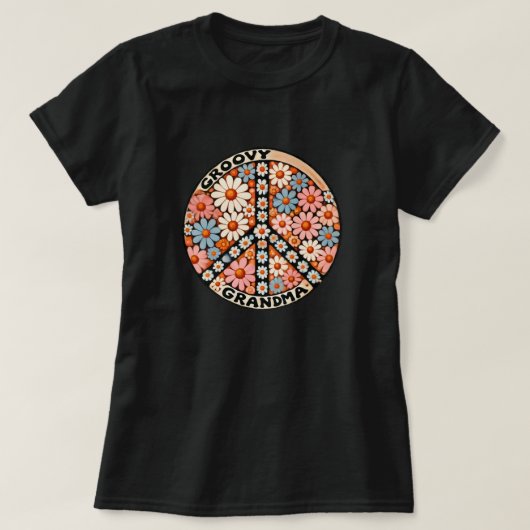 Groovy Grandma T-shirt (Design voorkant)