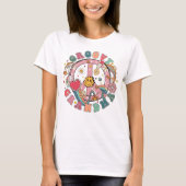 Groovy Grandma T-Shirt for Women, Peace Sign Grand (Voorkant)