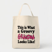 Groovy Grandma Tote Bag (Voorkant)