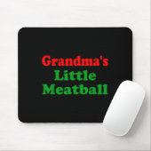 Groovy Grandmas Little Meatball Funny Italian Fami Muismat (Met muis)