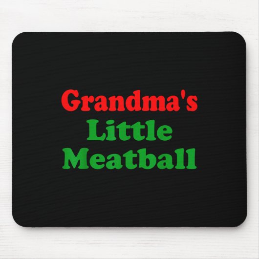 Groovy Grandmas Little Meatball Funny Italian Fami Muismat (Voorkant)