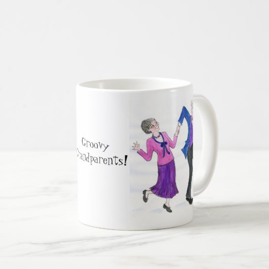 Groovy Grandouders Coffee Mok (Voorkant rechts)
