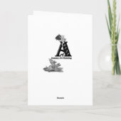 Groovy Granny - Fijne Valentijn's Dag! Kus me! Feestdagen Kaart (Achterkant)