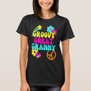Groovy Great Granny 1960's Hippie Grandmo uit 1970 T-shirt