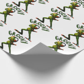 Groovy Green Frog Cadeaupapier (Hoek)