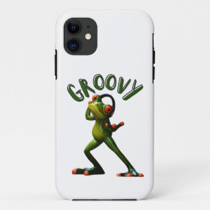 Groovy Green Frog Case-Mate iPhone Case
