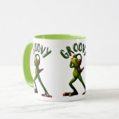 Groovy Green Frog Mok (Voorkant links)