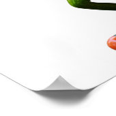 Groovy Green Frog Poster (Hoek)