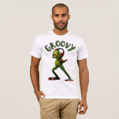Groovy Green Frog T-shirt (Voorkant volledig)