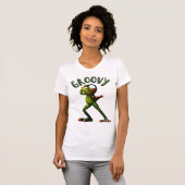 Groovy Green Frog T-shirt (Voorkant volledig)