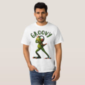Groovy Green Frog T-shirt (Voorkant volledig)